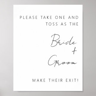 ミニマル紙吹雪終了記号 ポスター