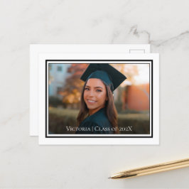 ミニマル級卒業発表はがき 案内ポストカード