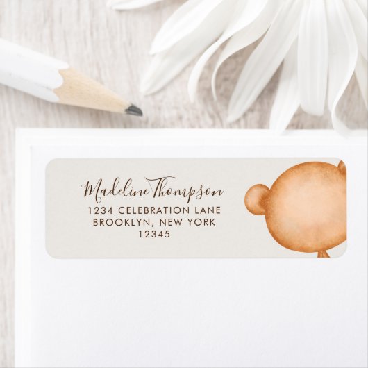 ミニマル素朴スのベアエレガントスクリプトタイポグラフィ ラベル (インサイチュ)