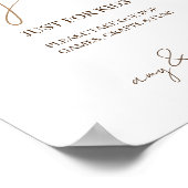 ミニマル素朴スカスタムバッグ忙し活動 ポスター (角)