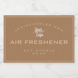 ミニマル素朴ラゴテンプレートシンプルキャンドル フードラベル