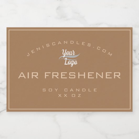 ミニマル素朴ラゴテンプレートシンプルキャンドル フードラベル (シングルラベル)