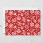 ミニマル素朴リスクリスマス5枚の写真あいさつ シーズンカード (裏面)