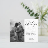 ミニマル素朴リストの結婚写真ありがとう (スタンド正面)