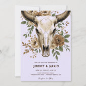 ミニマル素朴リストクリームアーストーン秋の結婚式 招待状 (正面)