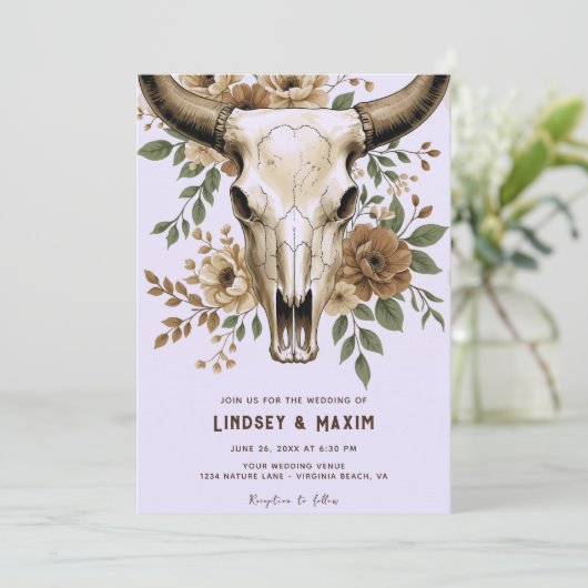 ミニマル素朴リストクリームアーストーン秋の結婚式 招待状 (スタンド正面)