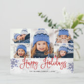 ミニマル素朴リストMerry Christmas 5の写真 シーズンカード (スタンド正面)