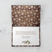 ミニマル素朴リストMerry Christmas 5の写真 シーズンカード (内部)