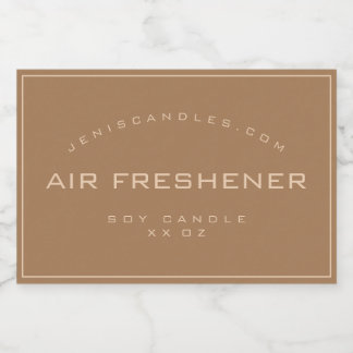 ミニマル素朴ヴィンテージシンプルスタイルキャンドル フードラベル