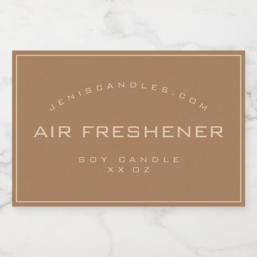 ミニマル素朴ヴィンテージシンプルスタイルキャンドル フードラベル (シングルラベル)