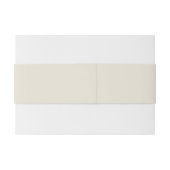 ミニマル素朴金ゴールド緑のカスタムウェディング 招待状ベリーバンド (裏面例)