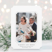 ミニマル結婚したメリー写真 シーズンカード