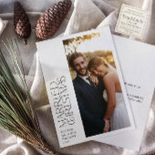 ミニマル結婚したリスクリスマス新着写真 シーズンカード