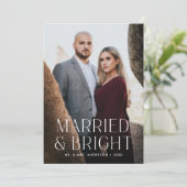 ミニマル結婚したリストで明るいブルゴーニュの写真 シーズンカード (スタンド正面)