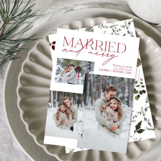 ミニマル結婚したリスト赤メリーと新着写真 シーズンカード