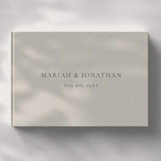 ミニマル結婚エレガント披露宴 ゲストブック