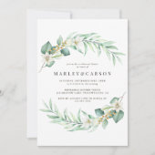 ミニマル結婚グリネリーのリハーサル 招待状 (正面)