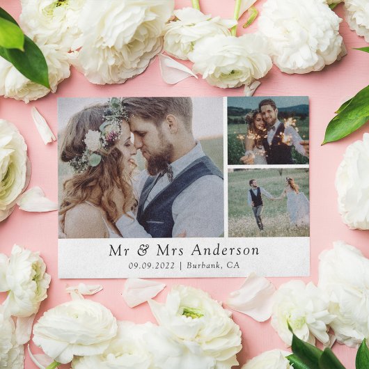 ミニマル結婚ス3 サンキューカード