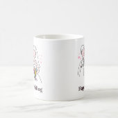 ミニマル結婚ス・スウィート コーヒーマグカップ (中央)