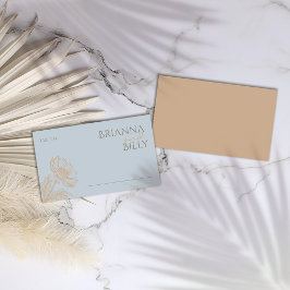 ミニマル結婚フローラ座席表 プレイスカード