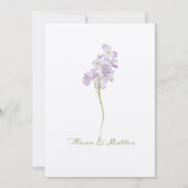 ミニマル結婚フローラ セーブザデート (裏面)