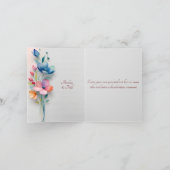 ミニマル結婚フローラ 招待状 (内部)