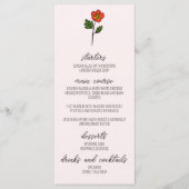 ミニマル結婚ム・プリムローズ メニュー (正面)