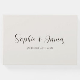 ミニマル結婚ムBeige ゲストブック