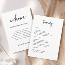 ミニマル結婚リストのウェルカムタイムライン