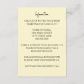 ミニマル結婚リストのエンクロージャカード エンクロージャーカード (正面)