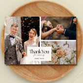 ミニマル結婚リストのサンキューカード（写真あり） サンキューカード