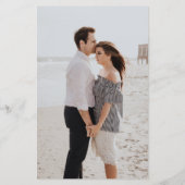 ミニマル結婚リストの座席表カード (裏面)