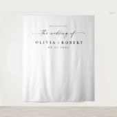 ミニマル結婚リストの背景 タペストリー (正面)