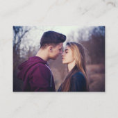 ミニマル結婚リストの詳細（写真あり） エンクロージャーカード (裏面)