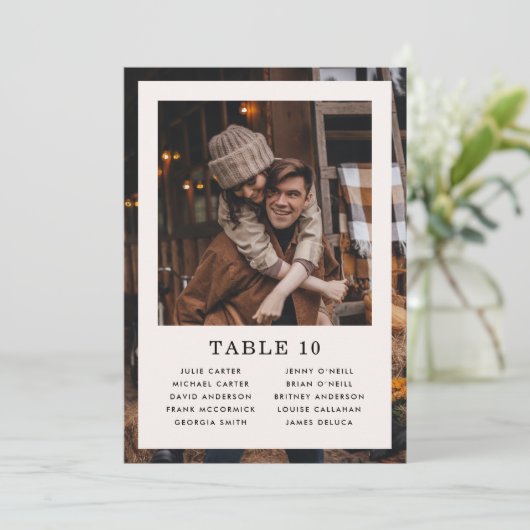 ミニマル結婚リストクリームの座席表 (スタンド正面)