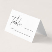 ミニマル結婚リストスクリプト座席表 – エレガンス (正面)