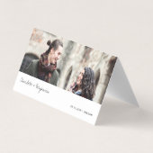 ミニマル結婚リストスクリプト座席表 – エレガンス (裏面)