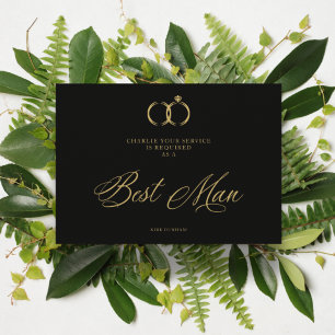 ミニマル結婚リストリングや輪花婿介添人ラグジュアリー