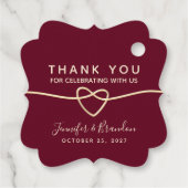 ミニマル結婚リスト・ブルゴーニュ フェイバータグ (裏面)