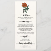 ミニマル結婚リスト メニュー (正面)