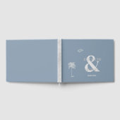 ミニマル結婚主義のトロピカルダスティブルー ゲストブック (全面)