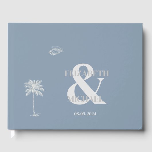 ミニマル結婚主義のトロピカルダスティブルー ゲストブック (正面)