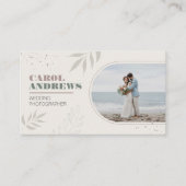 ミニマル結婚主義植物写真家 名刺 (正面)