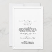 ミニマル結婚主義者 招待状 (裏面)