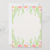 ミニマル結婚予算 招待状 (裏面)