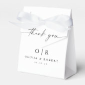 ミニマル結婚式の引き出物ボックス フェイバーボックス (正面サイド)