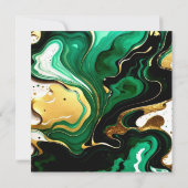 ミニマル結婚式の日付カードを保存 セーブザデート (裏面)