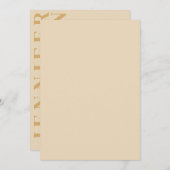 ミニマル結婚式招待状 招待状 (正面/裏面)