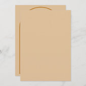 ミニマル結婚式招待状 招待状 (正面/裏面)