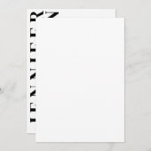 ミニマル結婚式招待状 招待状 (正面/裏面)